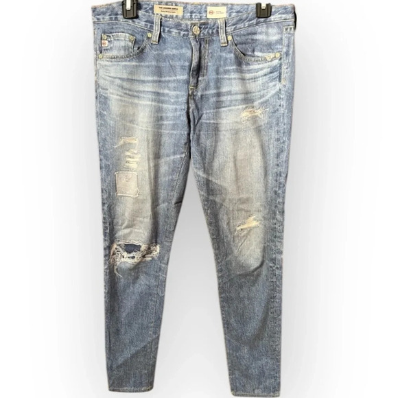 AG Adriano Goldschmied The Digital Luxe Jeans Super Skinny Ankle Size 28 - Picture 1 of 16